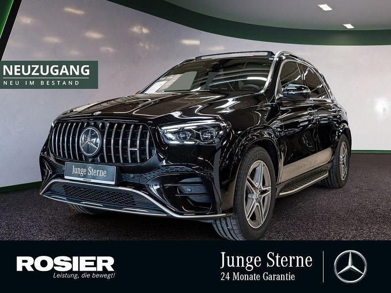 Schwarz / obsidianschwarz (metallic) Gebraucht 2024 Mercedes GLE53 AMG AMG SUV | 97.890 € (Fairer Preis) - Bild 1/4