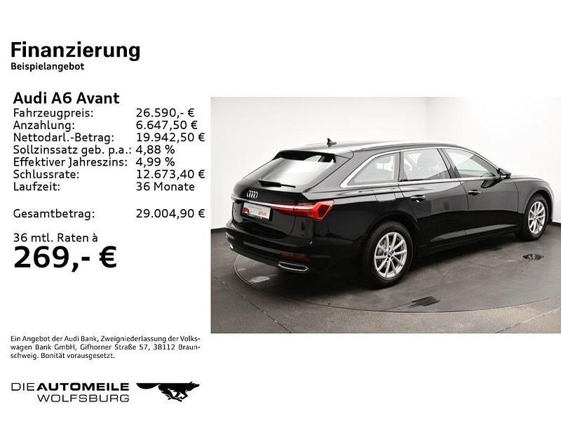 Gebraucht Audi A6 Design 204 PS (150 kW) 2019 Brillantschwarz Kombi