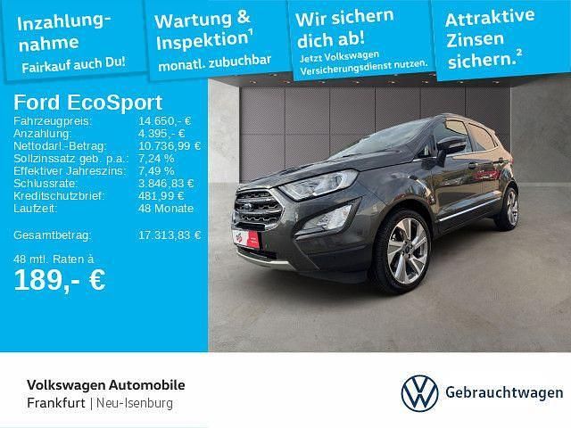 Grau Gebraucht 2018 Ford Ecosport Titanium SUV | 14.650 € (Fairer Preis) - Bild 1/4