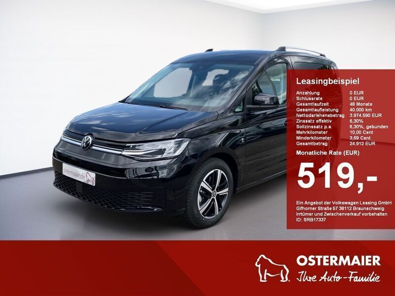 Schwarz Neu 2025 VW Caddy Goal Van / Kleinbus | 40.480 € (Etwas zu teuer) - Bild 1/4