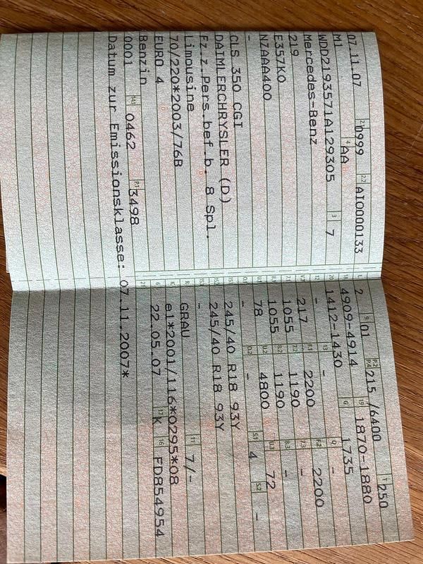 Gebraucht Mercedes CLS350 292 PS (214 kW) 2007 Andere farben Coupé