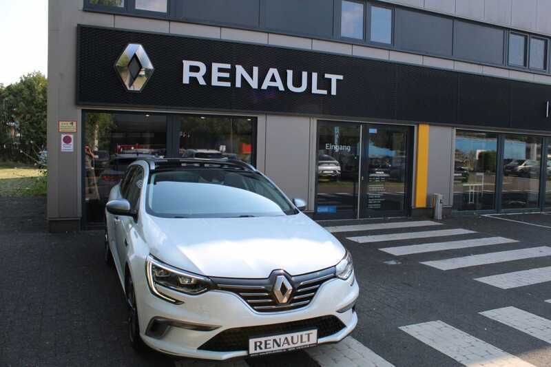 Perlmuttweiß Gebraucht 2019 Renault Mégane GrandTour GT-Line Kombi | 16.490 € (Fairer Preis) - Bild 1/4