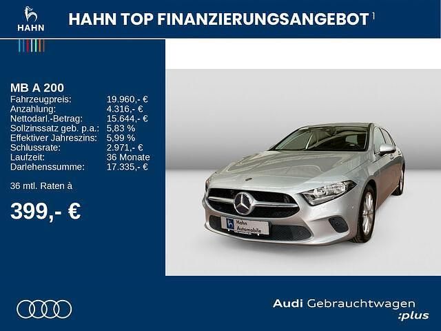 Gebraucht Mercedes A200 Progressive 163 PS (119 kW) 2018 Iridiumsilber  metalliclack Limousine