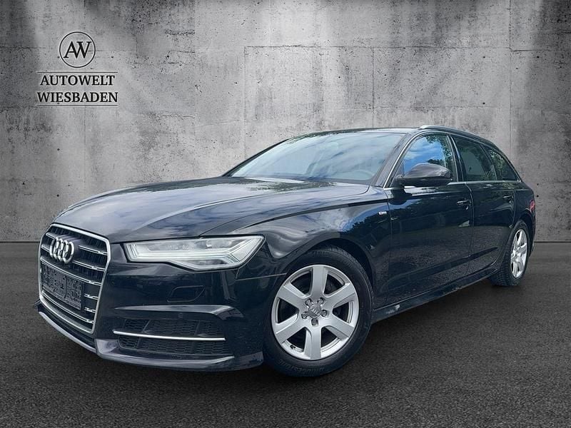 Schwarz Gebraucht 2017 Audi A6 S-Line Kombi | 15.990 € (Superpreis) - Bild 1/4