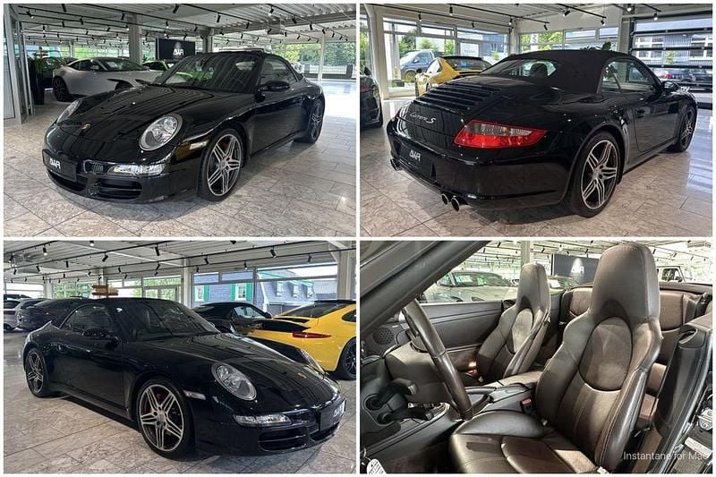 Schwarz Gebraucht 2007 Porsche 911 Carrera S Cabriolet Sport Cabrio | 49.980 € (Superpreis) - Bild 1/4