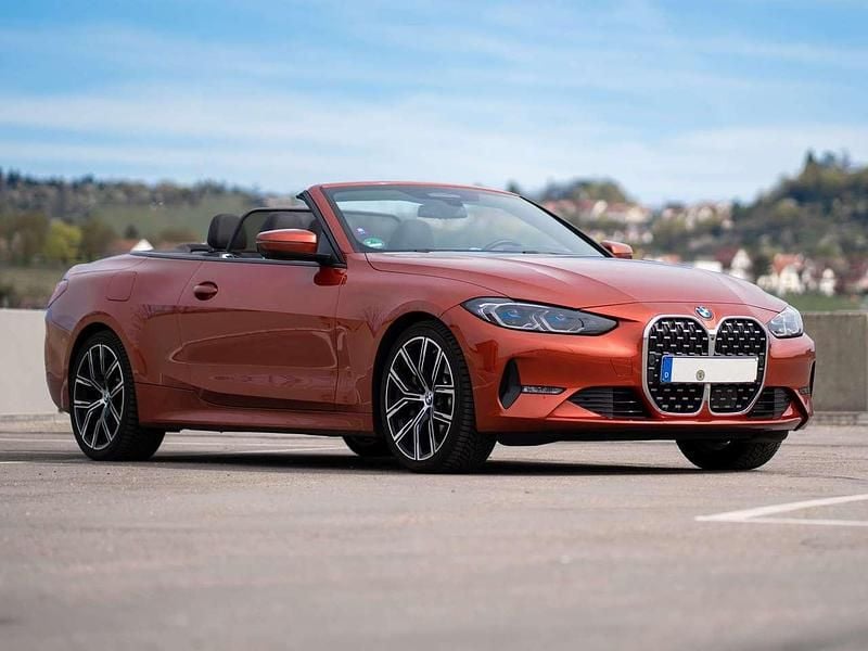 Orange Gebraucht 2022 BMW 430 Cabriolet Sport Line Cabrio | 38.940 € (Guter Preis) - Bild 1/4