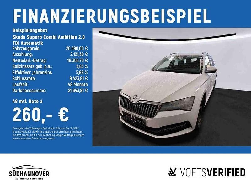 Gebraucht Skoda Superb Ambition 150 PS (110 kW) 2021 Weiß Kombi