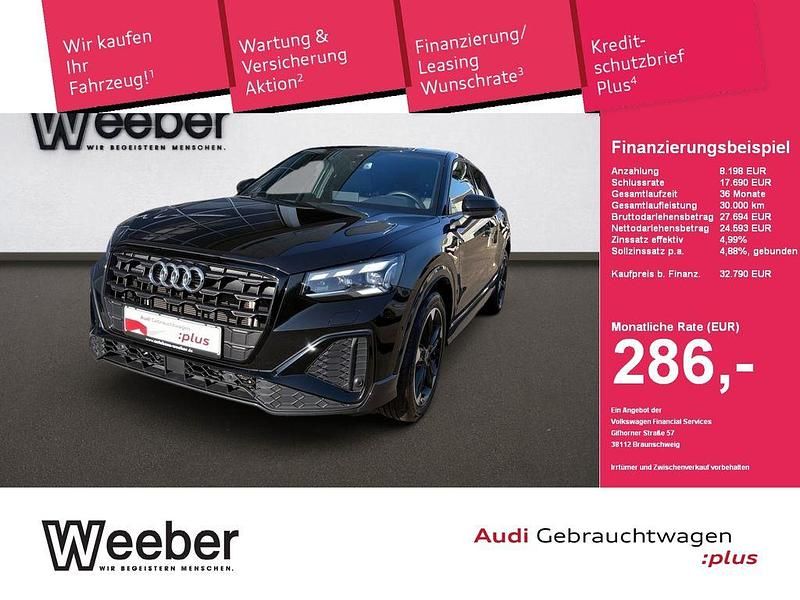 Mythosschwarz metallic Gebraucht 2022 Audi Q2 Ambiente SUV | 32.790 € (Fairer Preis) - Bild 1/4