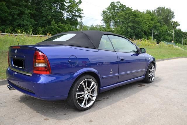 Gebraucht Opel Astra Cabriolet 200 PS (147 kW) 2003 Blau metallic Cabrio