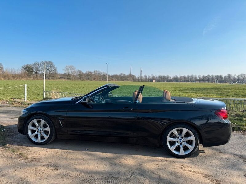 Schwarz Gebraucht 2020 BMW 420 Sport Line Cabrio | 29.950 € (Superpreis) - Bild 1/4