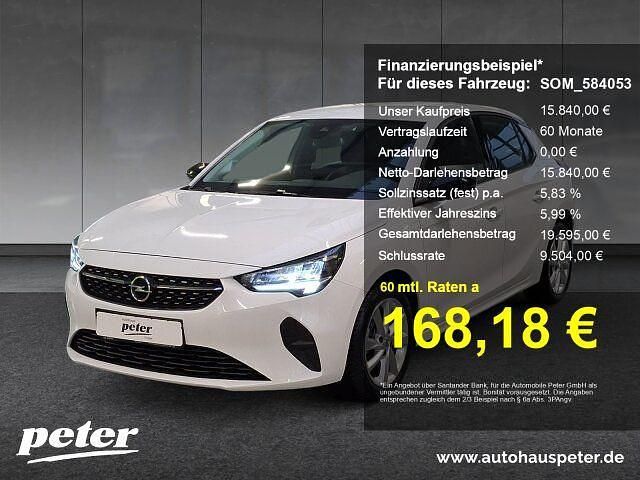 Weiß Gebraucht 2023 Opel Corsa Elegance Kleinwagen | 15.840 € (Guter Preis) - Bild 1/4