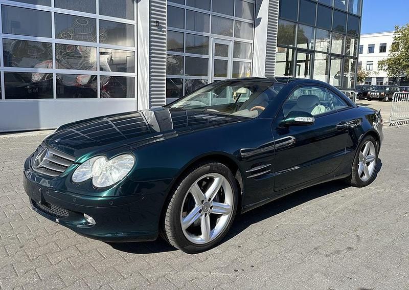 Grün Gebraucht 2002 Mercedes SL500 Cabrio | 30.990 € (Teuer) - Bild 1/4