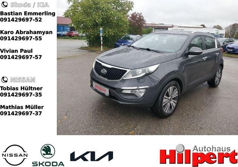(e5b) winchestergrau met. (metallic) Gebraucht 2015 Kia Sportage Spirit SUV | 9.940 € (Fairer Preis) - Bild 1/4
