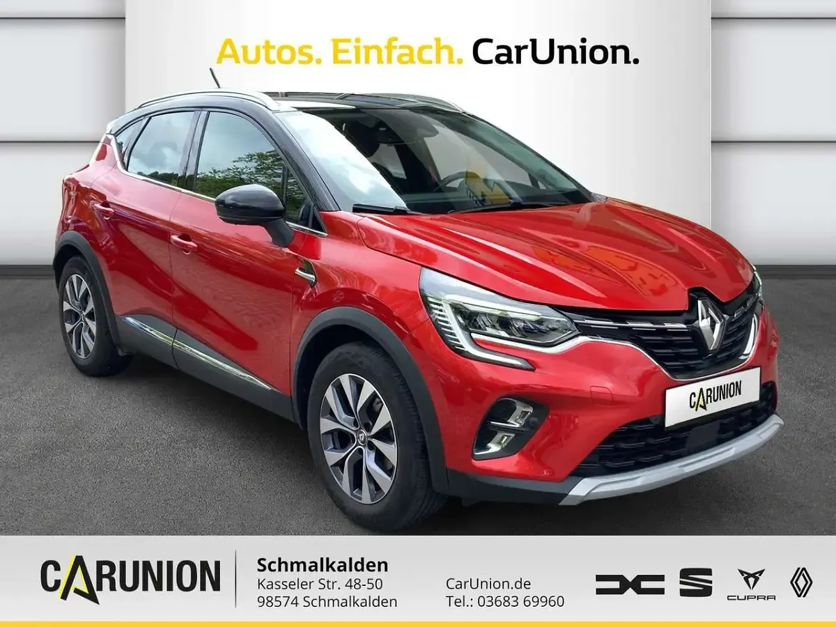 Gebraucht Renault Captur Intens 131 PS (96 kW) 2019 Dezirrot/dach schwarz SUV