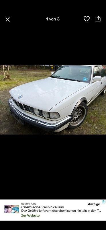 Weiß Gebraucht 1987 BMW 730 Limousine | 6.000 € - Bild 1/3