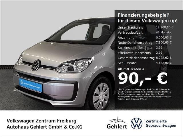 Silber Gebraucht 2022 VW up! Kleinwagen | 12.900 € (Fairer Preis) - Bild 1/4