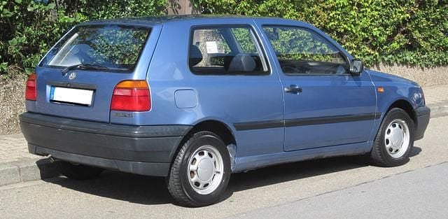 Brugt VW Golf III 60 HK (44 kW) 1992 Blå Hatchback