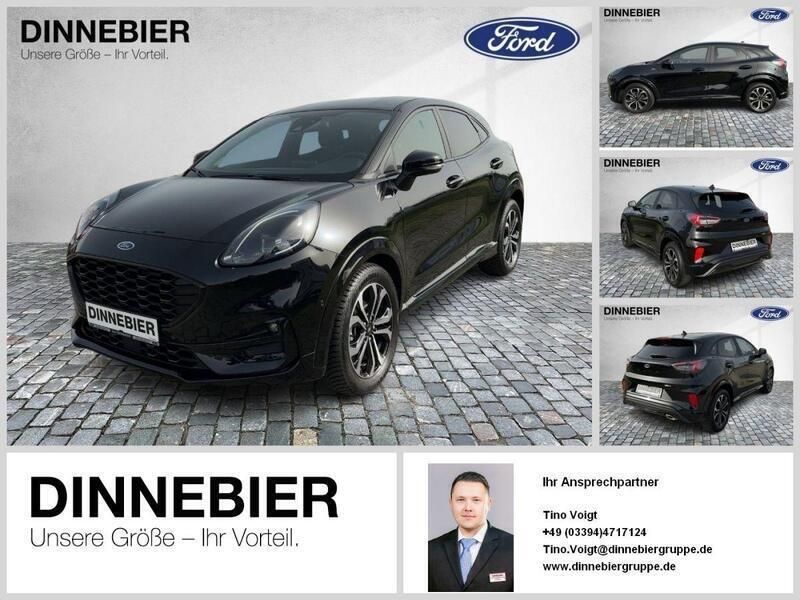 Obsidian schwarz met Gebraucht 2023 Ford Puma ST-Line SUV | 24.489 € (Fairer Preis) - Bild 1/1
