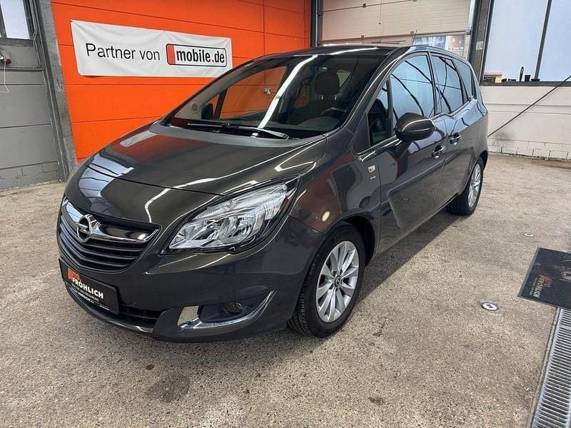 Grau Gebraucht 2016 Opel Meriva drive Van / Kleinbus | 6.999 € (Guter Preis) - Bild 1/4