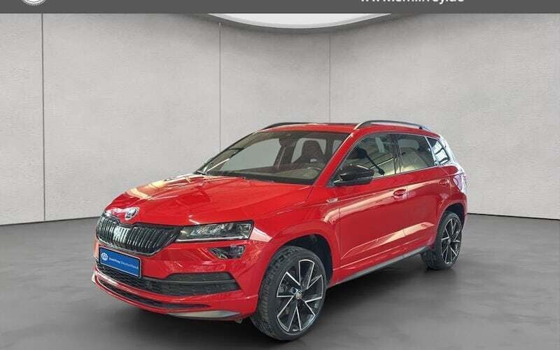 Velvetrot premium metallic Gebraucht 2020 Skoda Karoq SportLine SUV | 24.490 € (Fairer Preis) - Bild 1/4