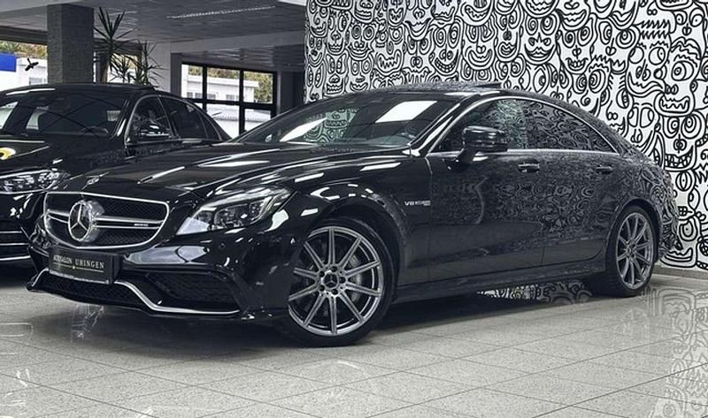 Obsidianschwarz metallic (metallic) Gebraucht 2017 Mercedes CLS63 AMG AMG Limousine | 55.900 € (Superpreis) - Bild 1/1