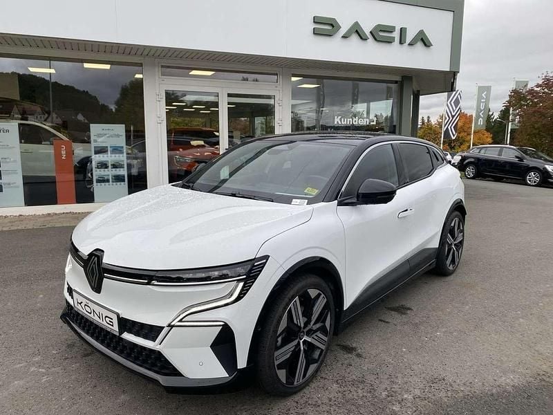 Gebraucht Renault Megane E-Tech Iconic 160 kW (218 PS) 2022 Weiss 369 + schwarz gne Limousine