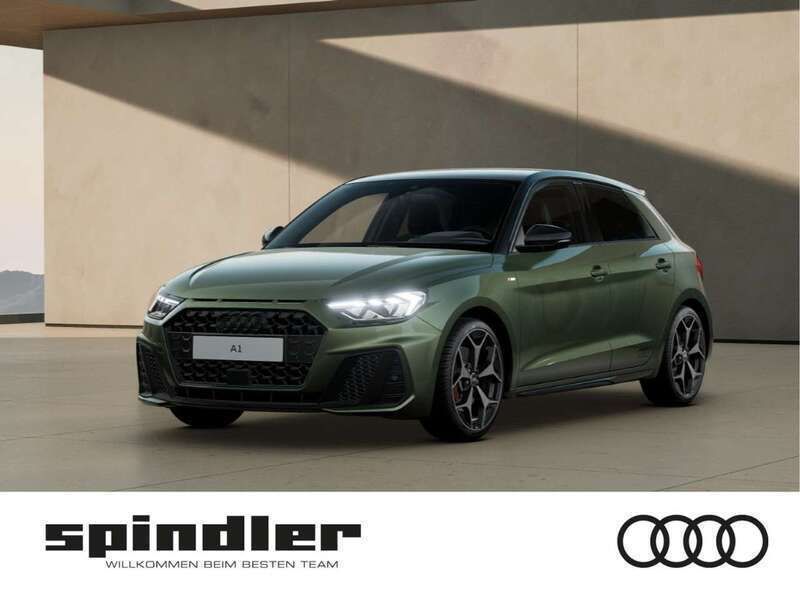 Distriktgrün metallic Neu 2025 Audi A1 S-Line Kleinwagen | 41.180 € (Teuer) - Bild 1/4