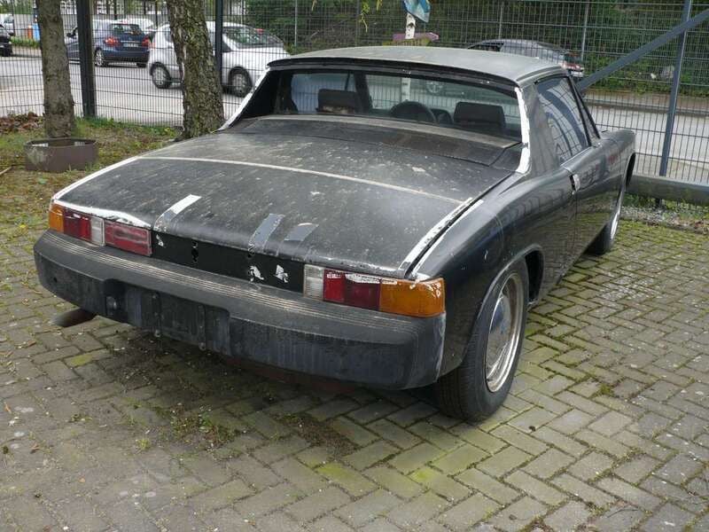Glanzschwarz Gebraucht 1976 Porsche 914 Cabrio | 11.800 € - Bild 1/4