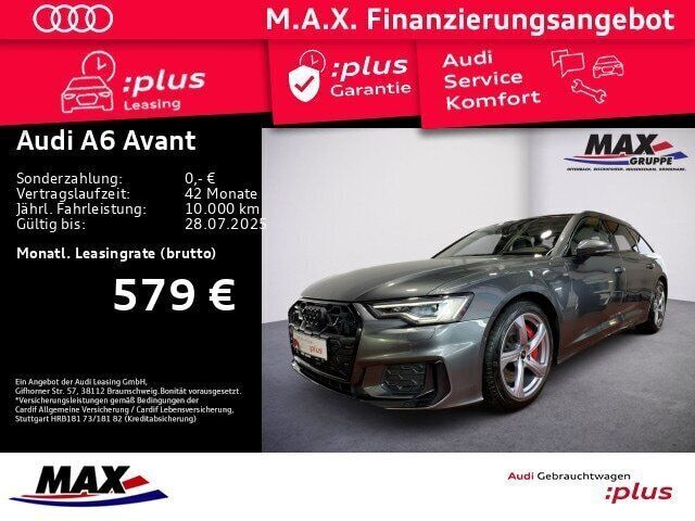 Daytonagrau perleffekt Gebraucht 2024 Audi A6 S-Line Kombi | 60.989 € - Bild 1/3