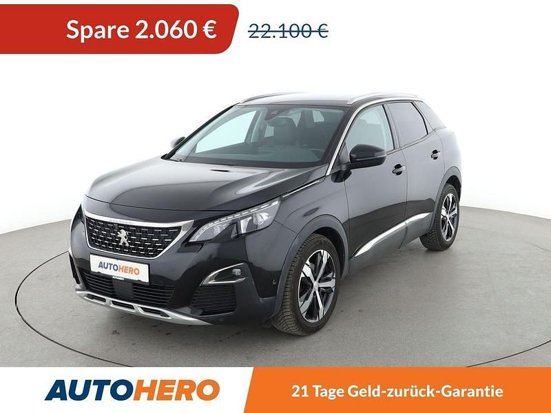 Schwarz Gebraucht 2018 Peugeot 3008 Allure SUV | 20.040 € (Fairer Preis) - Bild 1/3