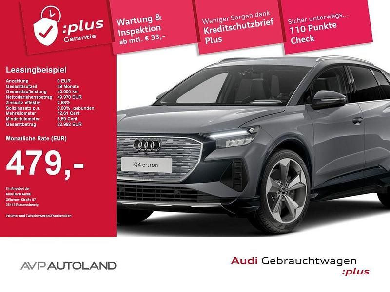 Grau Gebraucht 2025 Audi Q4 e-tron Sport SUV | 48.990 € (Fairer Preis) - Bild 1/4