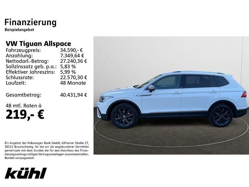 Gebraucht VW Tiguan Allspace Move 150 PS (110 kW) 2024 Weiß SUV