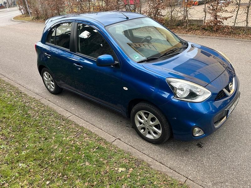 Gebraucht Nissan Micra 80 PS (58 kW) 2016 Blau Kleinwagen