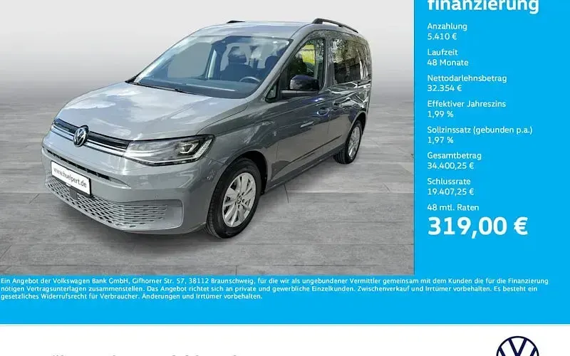 Gebraucht VW Caddy Life 150 PS (110 kW) 2025 Pure grey Van / Kleinbus