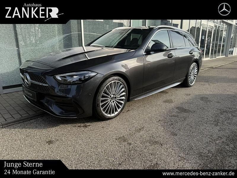 Lack graphitgrau Gebraucht 2025 Mercedes C180 AMG Kombi | 40.900 € (Fairer Preis) - Bild 1/4