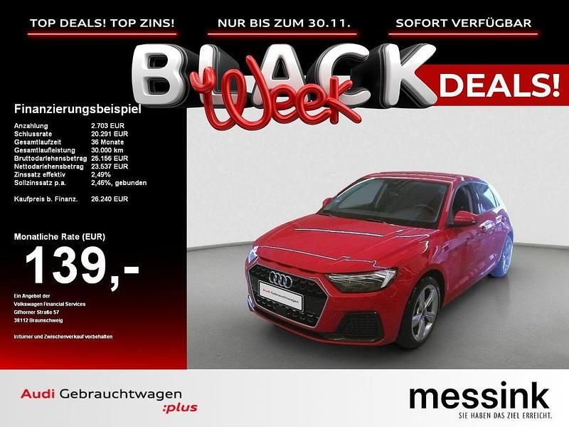 Progressivrot metallic Gebraucht 2025 Audi A1 Sportback Advanced Plus Kleinwagen | 26.240 € (Guter Preis) - Bild 1/4