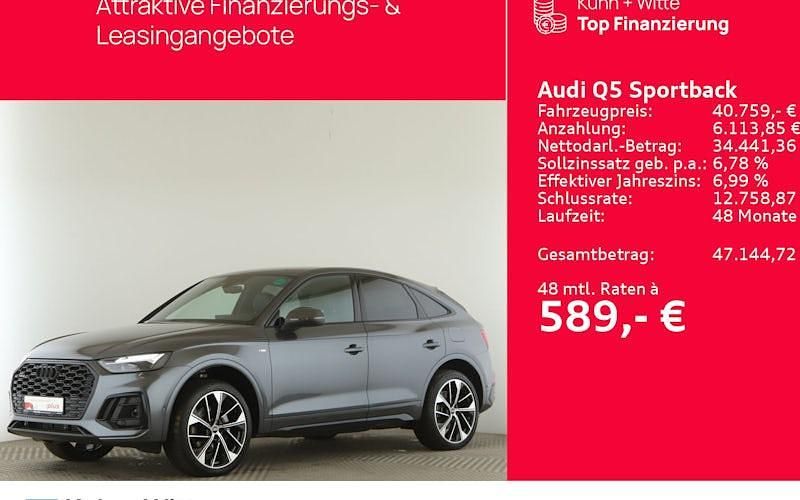 Gebraucht Audi Q5 Sportback S-Line 299 PS (219 kW) 2022 Grau SUV
