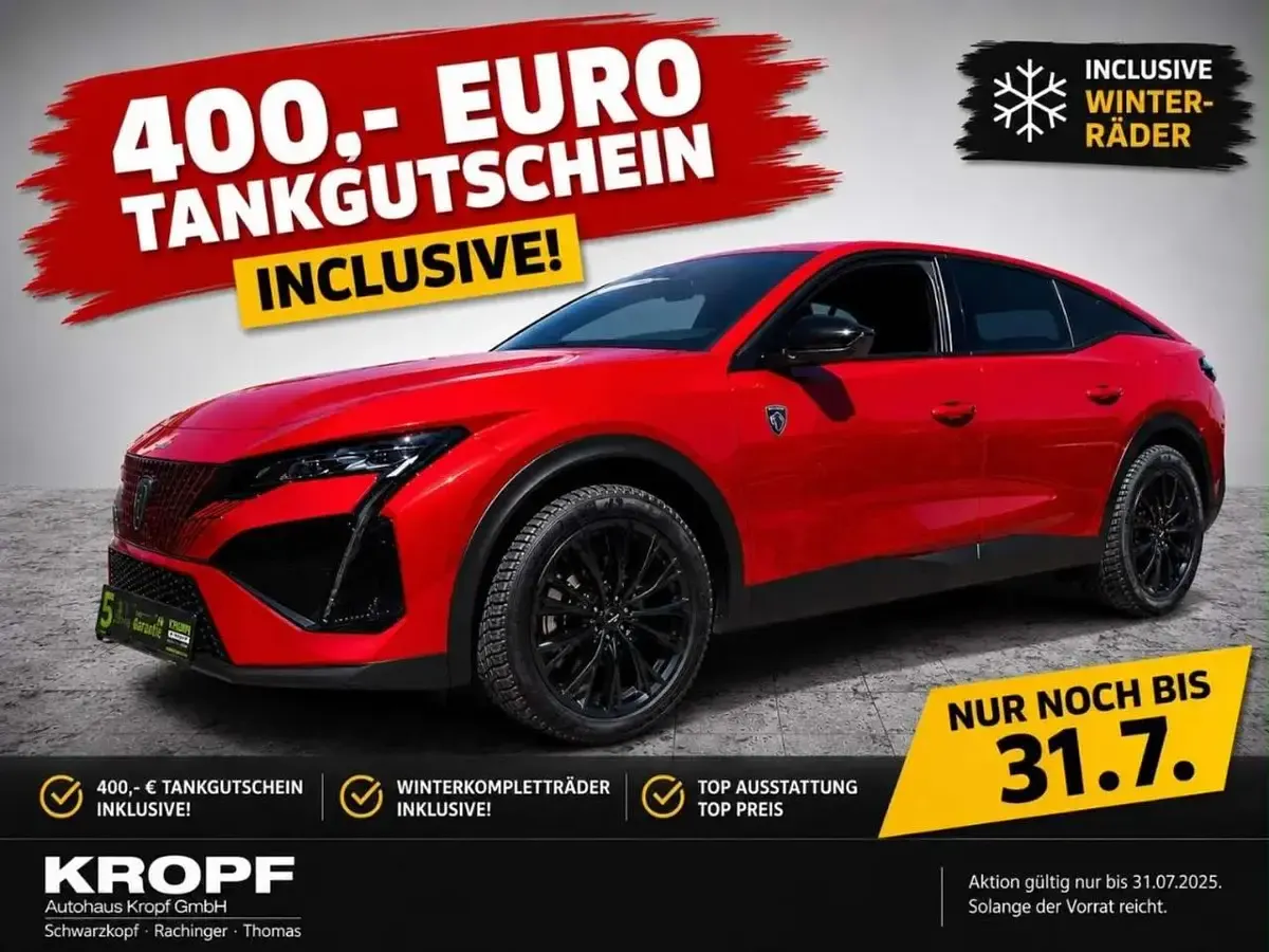 Gebraucht Peugeot 408 GT 224 PS (164 kW) 2023 Elixir rot SUV