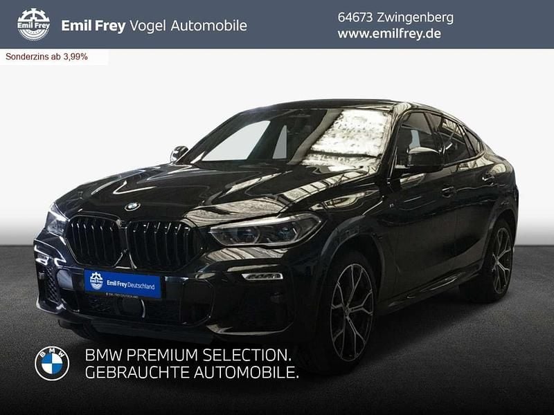 Carbonschwarz metallic Gebraucht 2021 BMW X6 M SUV | 65.550 € (Teuer) - Bild 1/3