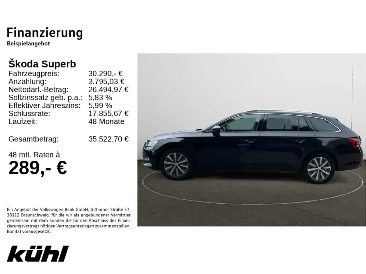 Gebraucht Skoda Superb Style 150 PS (110 kW) 2023 Kombi