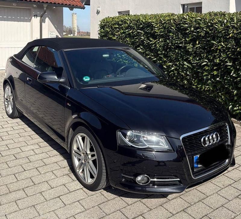 Gebraucht Audi A3 Cabriolet S-Line 125 PS (91 kW) 2012 Schwarz Cabrio