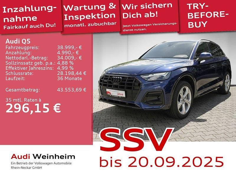 Navarrablau metallic Gebraucht 2022 Audi Q5 Ambiente SUV | 38.999 € (Superpreis) - Bild 1/2