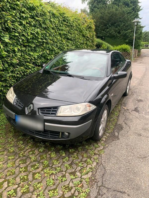 Schwarz Gebraucht 2007 Renault Mégane Cabriolet Cabrio | 3.800 € (Etwas zu teuer) - Bild 1/4