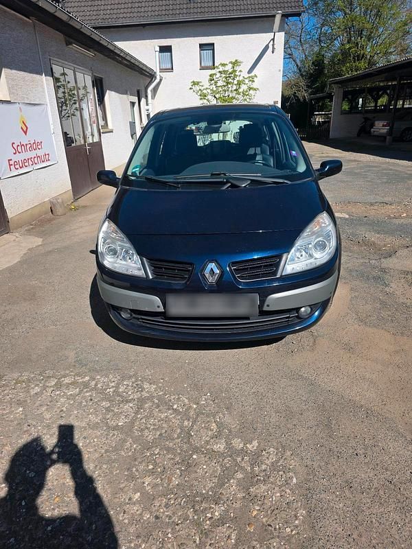 Gebraucht Renault Scénic II 135 PS (99 kW) 2008 Blau Van / Kleinbus