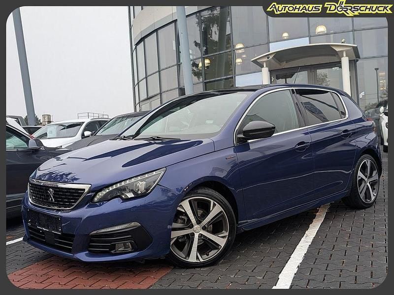 Blau Gebraucht 2018 Peugeot 308 GT-line Limousine | 12.390 € (Fairer Preis) - Bild 1/4