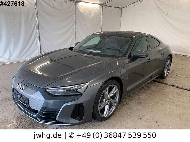 Daytonagrau (metallic) Gebraucht 2022 Audi e-tron GT quattro Ambiente Limousine | 48.950 € (Superpreis) - Bild 1/4