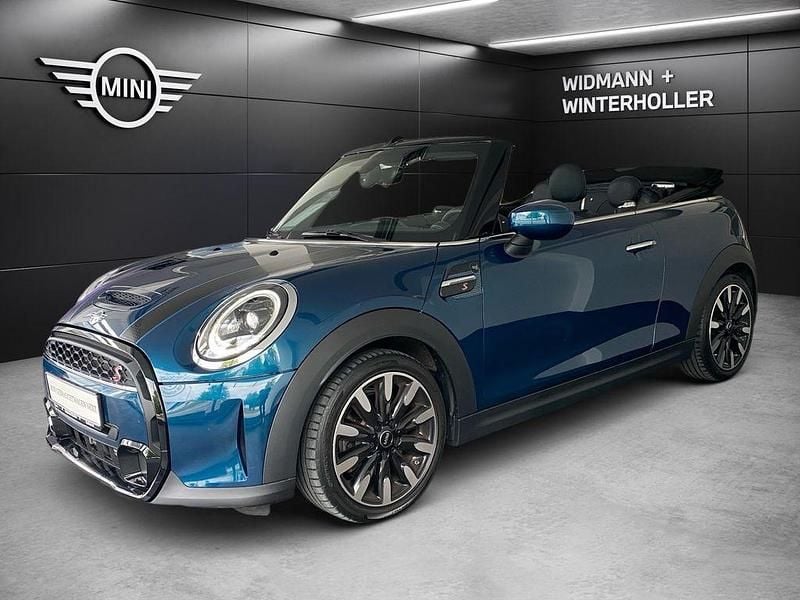 Blau Gebraucht 2022 Mini Cooper S Cabriolet Cabrio | 24.880 € (Superpreis) - Bild 1/4