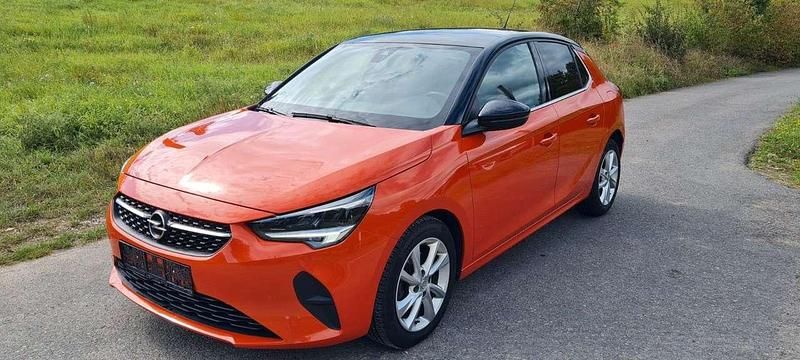 Orange fizz/spicy orange Gebraucht 2021 Opel Corsa Elegance Kleinwagen | 10.999 € (Fairer Preis) - Bild 1/4