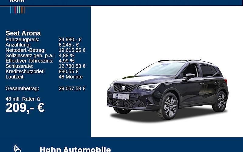 Gebraucht Seat Arona 115 PS (84 kW) 2025 Schwarz SUV