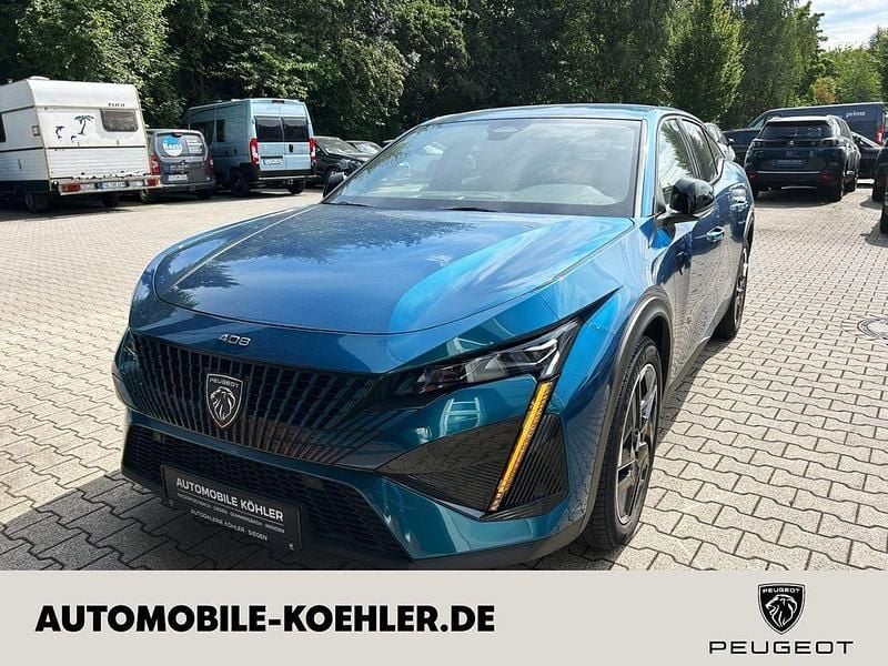 Blau Gebraucht 2023 Peugeot 408 GT Limousine | 27.800 € (Fairer Preis) - Bild 1/4